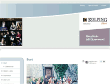 Tablet Screenshot of kolpinghaus-koblenz.de